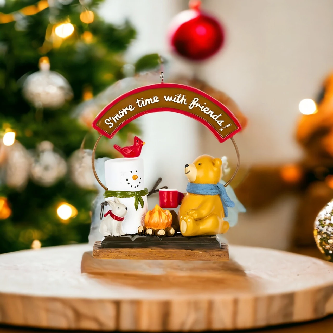 S'more W/Forest Friends Ornament 2 S'more W/Forest Friends Ornament - Image 2