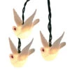 Kurt Adler Glittered Dove Novelty Light Set